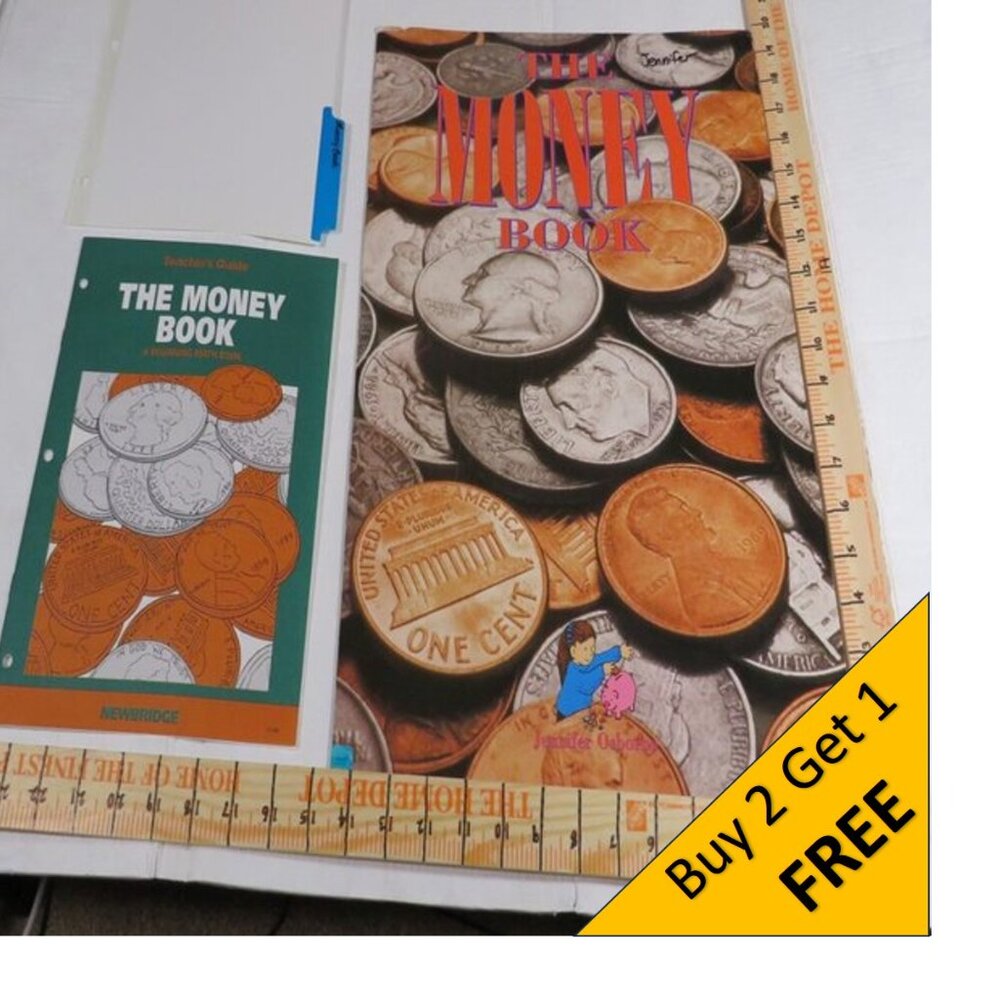 The Money Book BIG BOOK (almost 2 feet tall) with teacher pages CLASSROOM SIZE